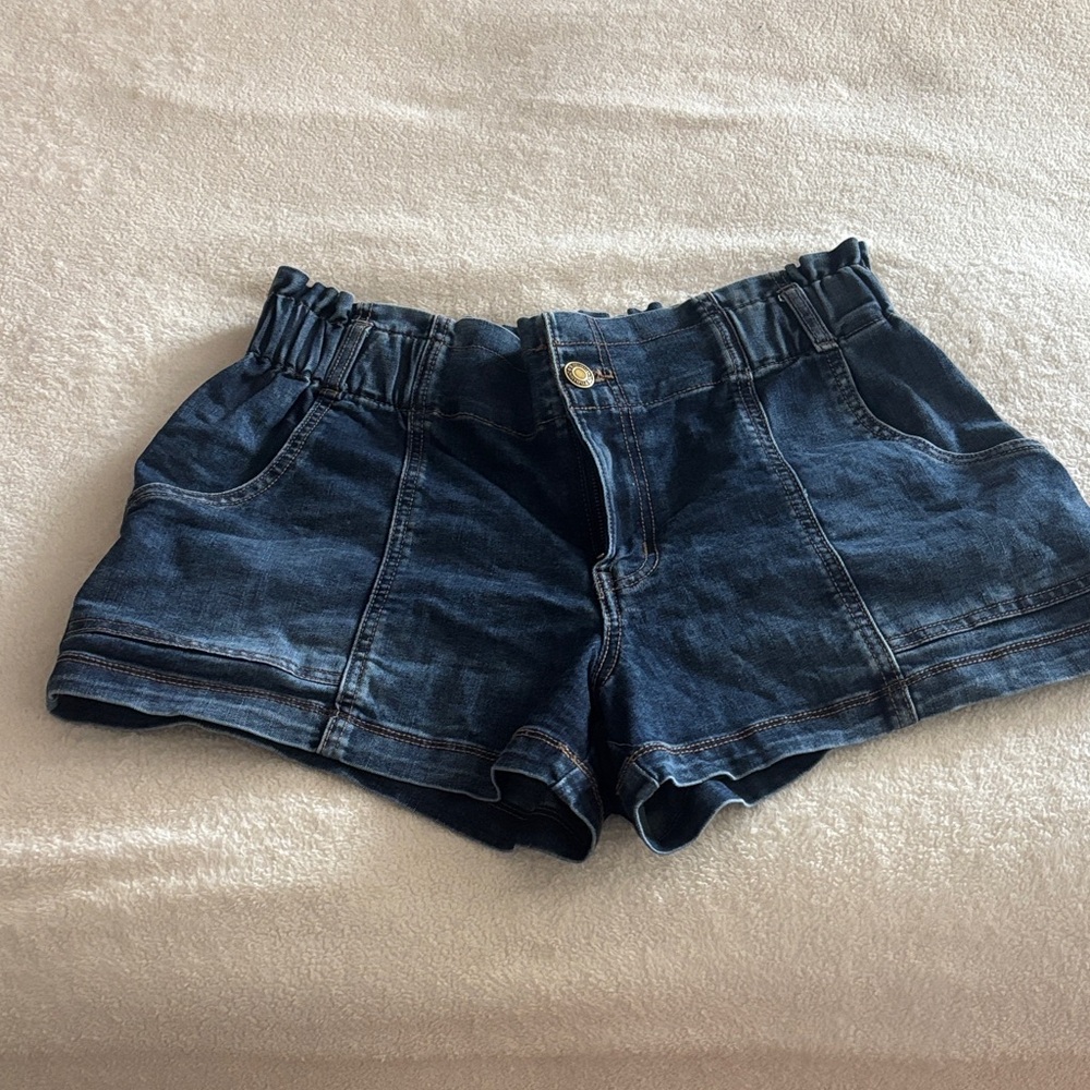 Maurices Dark Blue Jean Shorts